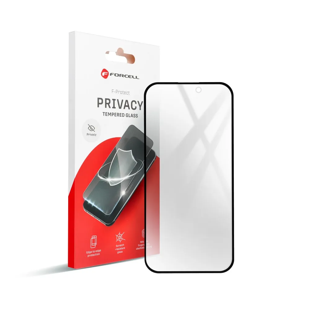 Tempered glass to iPhone 18 PRO MAX Forcell Privacy Glass black
