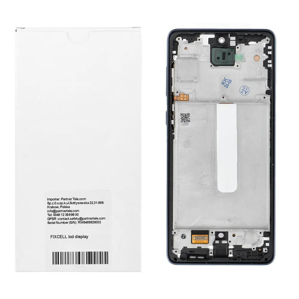 REWA lcd display passend für SAMSUNG A73 5G color OLED with frame