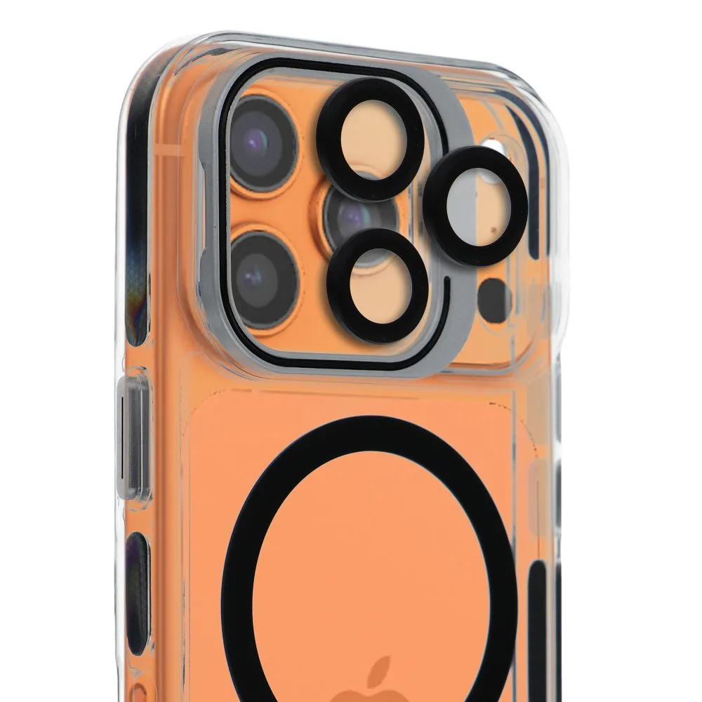Case passend für iPhone 17 Pro Max / 18 Pro Max Lens Mag Cover kompatibel mit MagSafe black