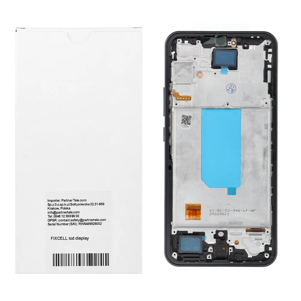 REWA lcd display passend für SAMSUNG A34 5G OLED black with frame