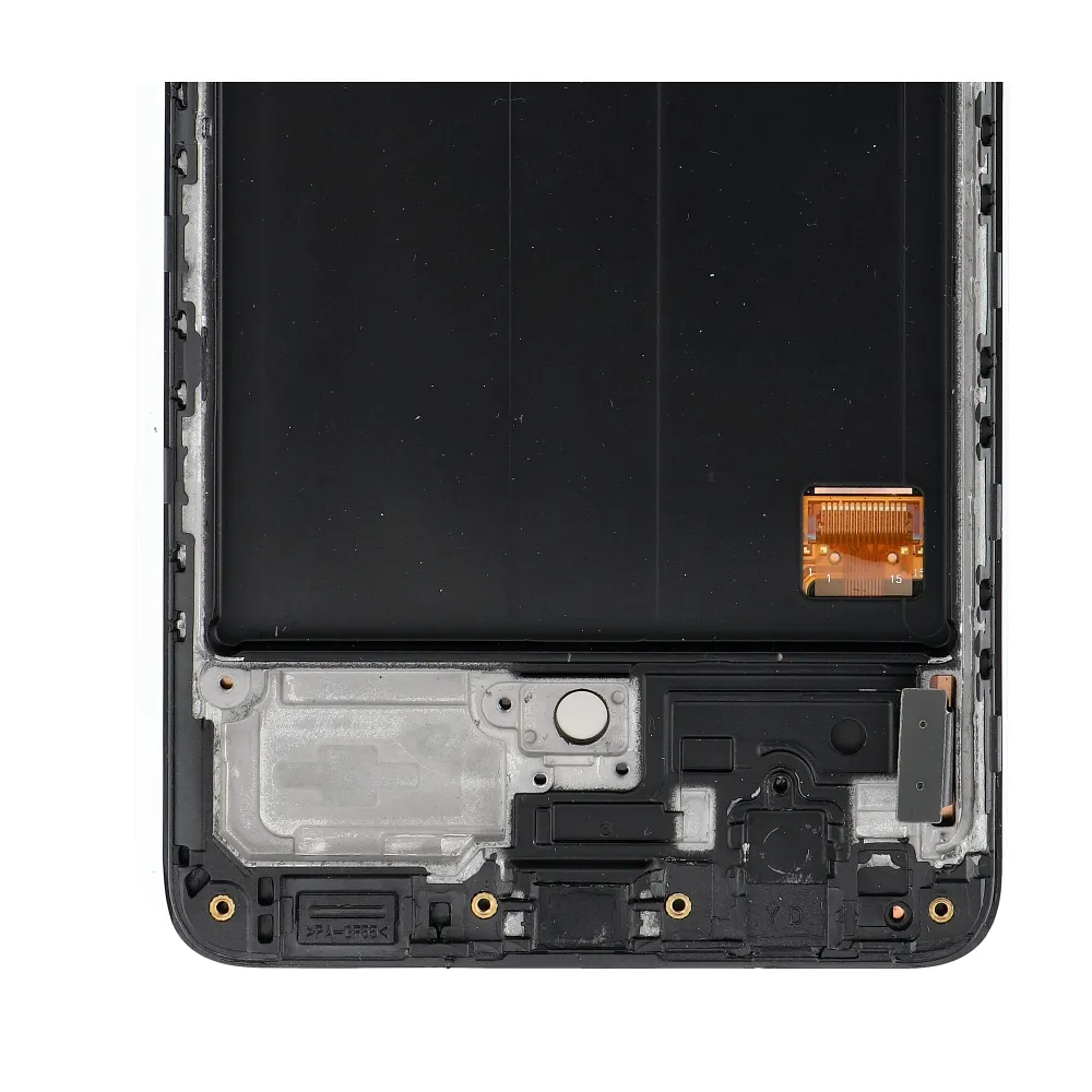FIXCELL lcd display passend für SAMSUNG A51 4G AMOLED with frame black (change glass)