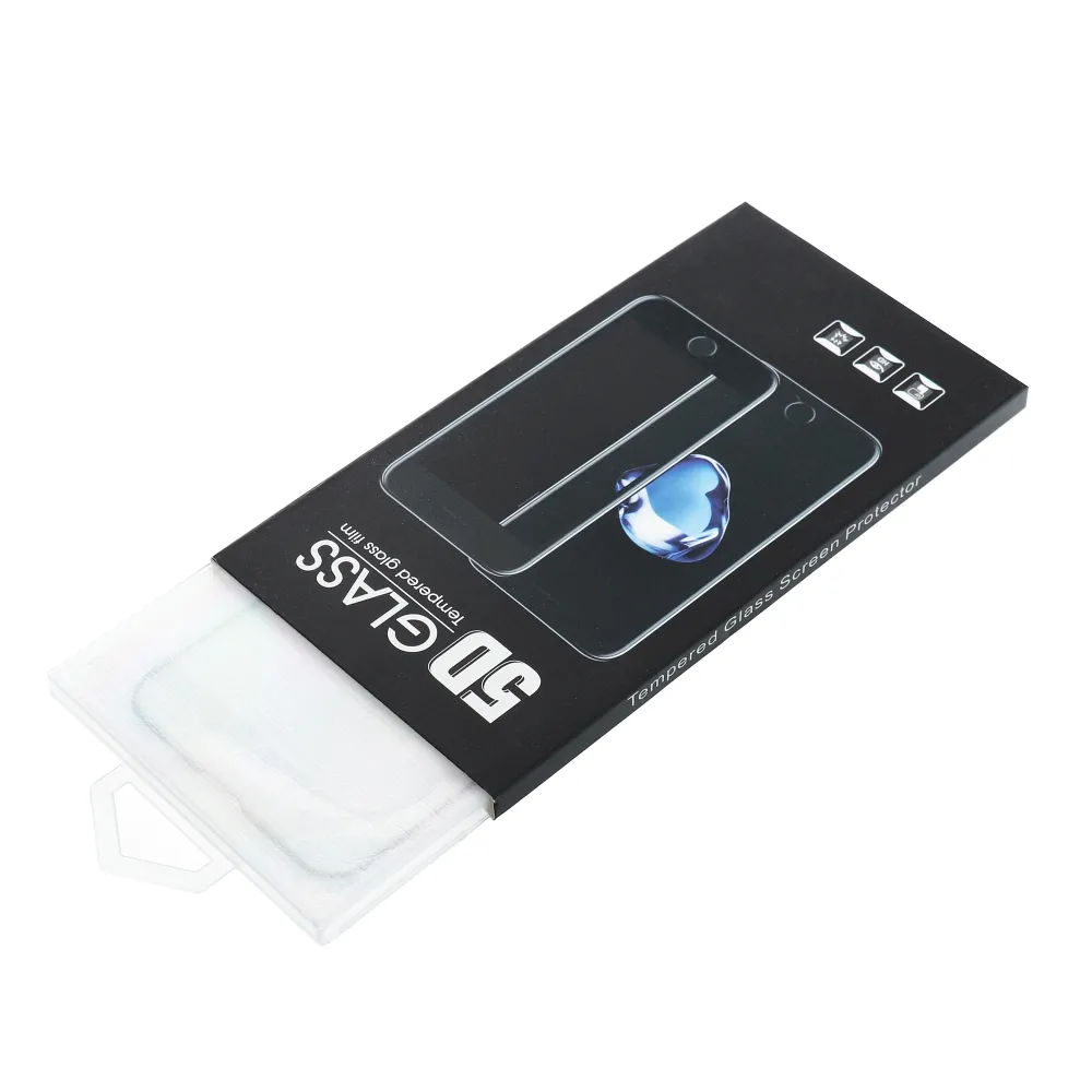 5D Full Glue gehärtetes Glas - passend für iPhone 17 Pro / 18 Pro schwarz + Applikator