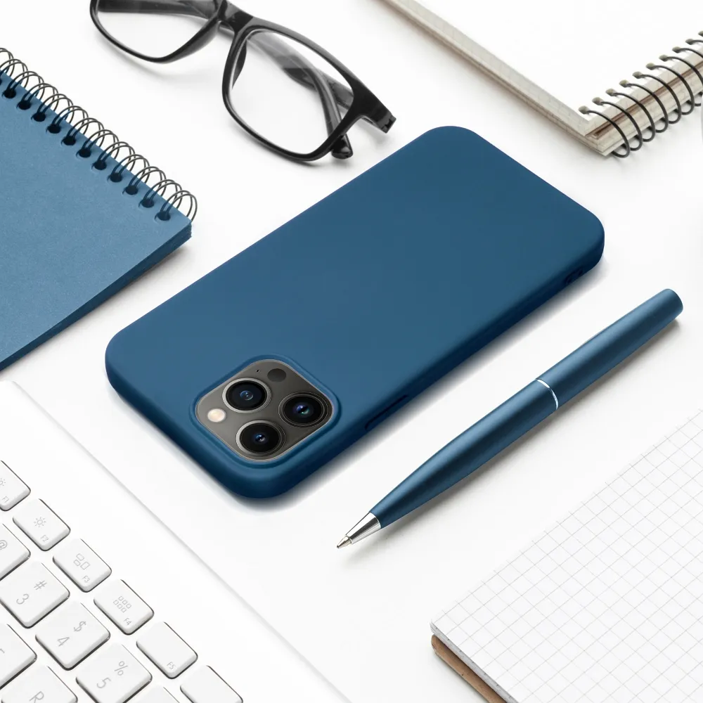 Case passend für Samsung A07 / A08 Silicone blue