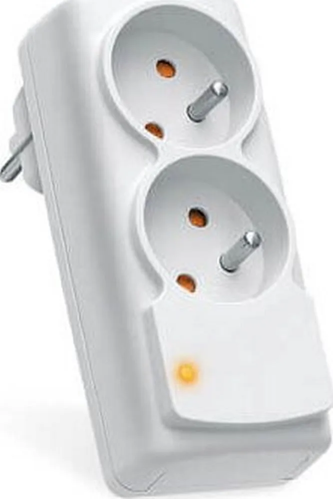 Extension cord 2 sockets ACAR Mini AGD 16A gray