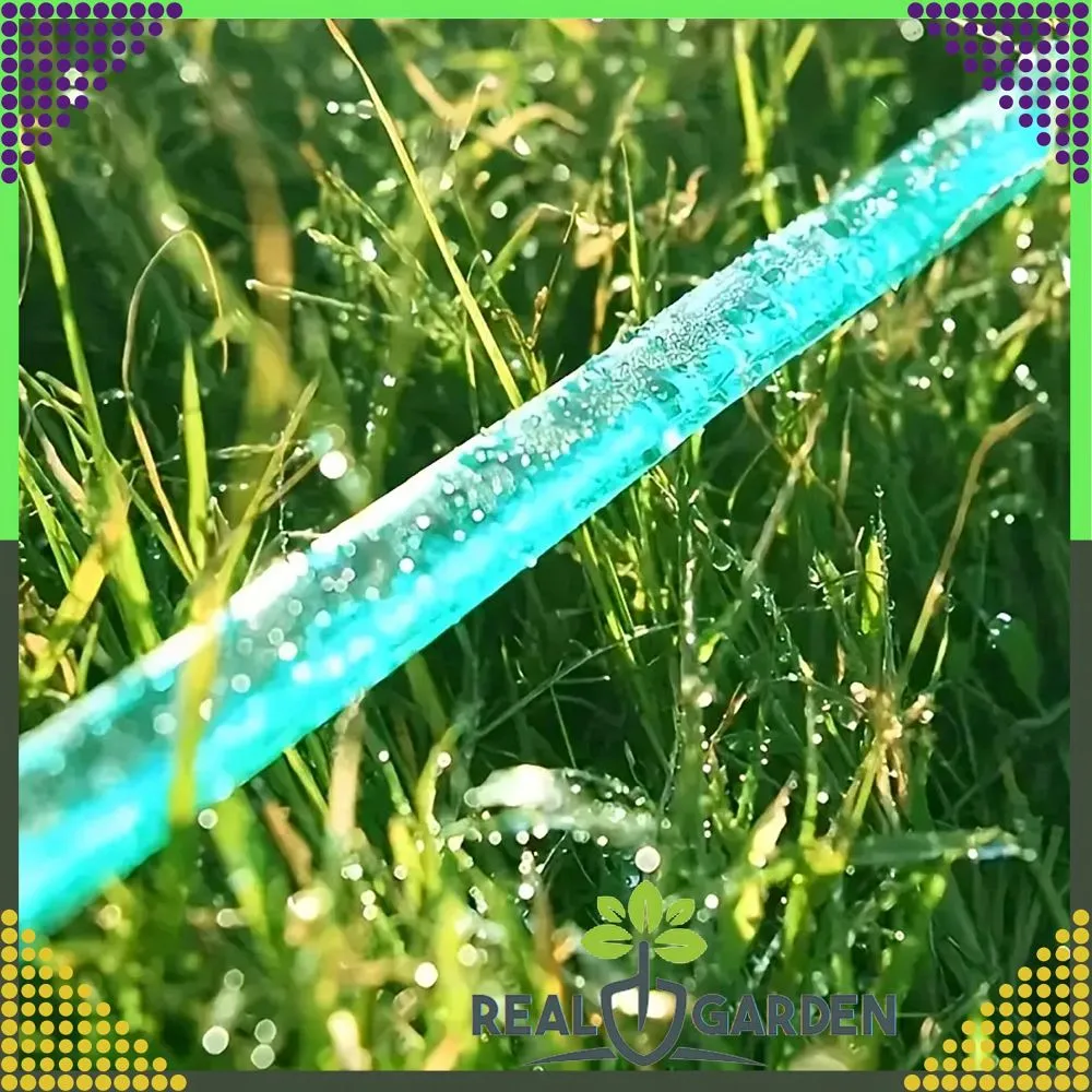 Garden hose sprinkler with quick connectors 4,5 m RC-K-1473 green