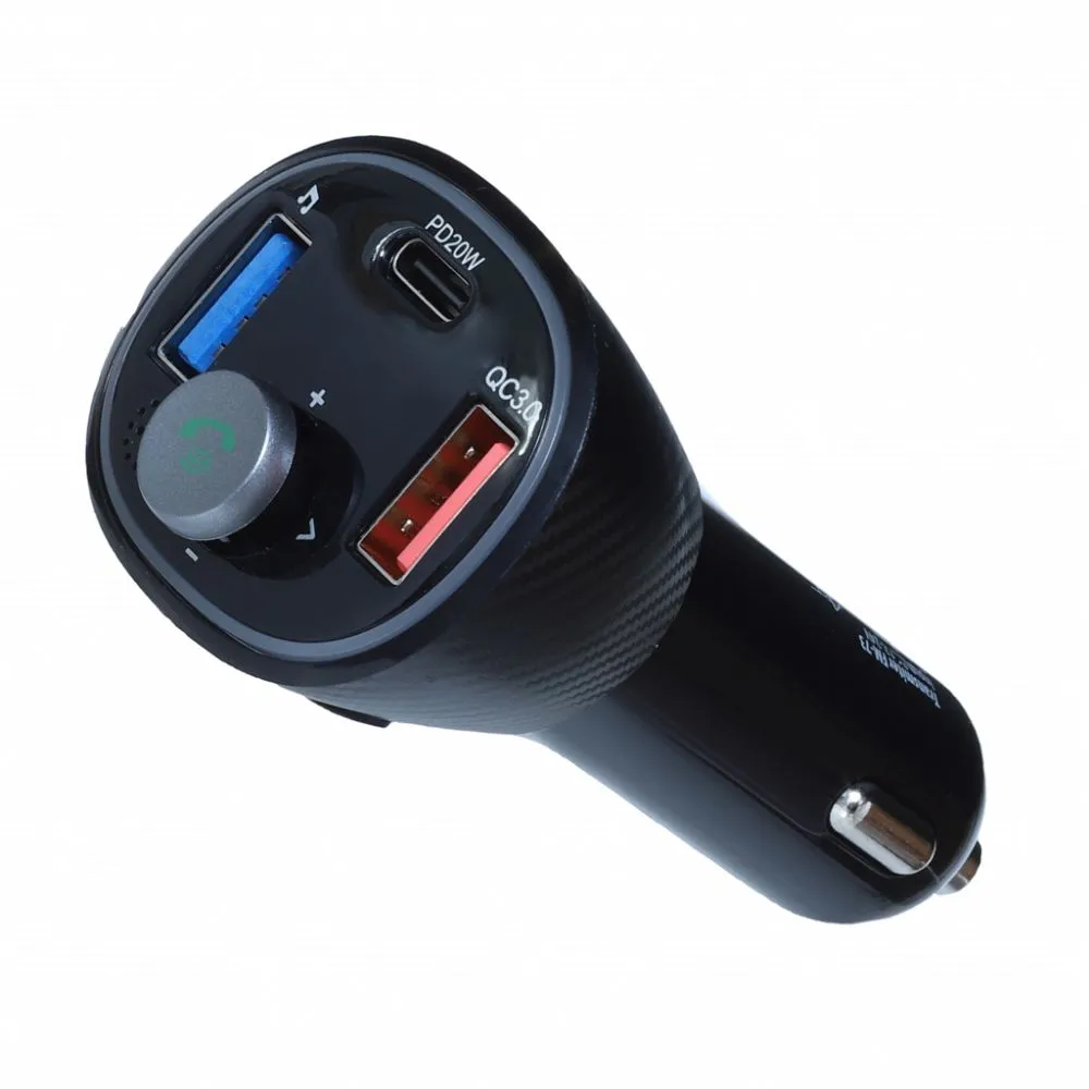 FM MP3 Sender mit Bluetooth 5.0 + USB A QC3.0 + Typ C (insgesamt 30W) ART FM-73 ART