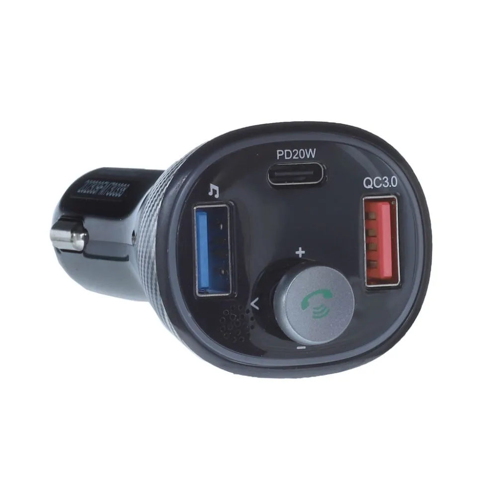 FM MP3 Sender mit Bluetooth 5.0 + USB A QC3.0 + Typ C (insgesamt 30W) ART FM-73 ART