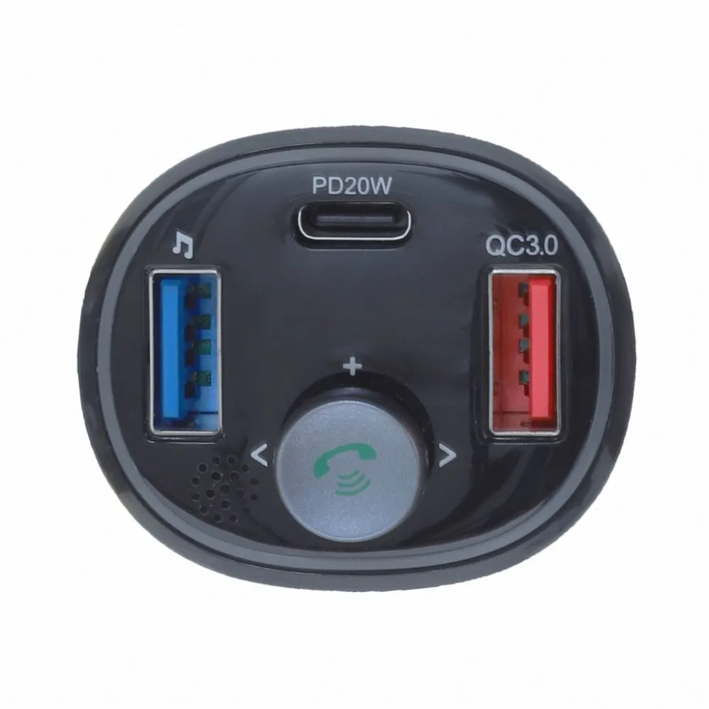 FM MP3 Sender mit Bluetooth 5.0 + USB A QC3.0 + Typ C (insgesamt 30W) ART FM-73 ART