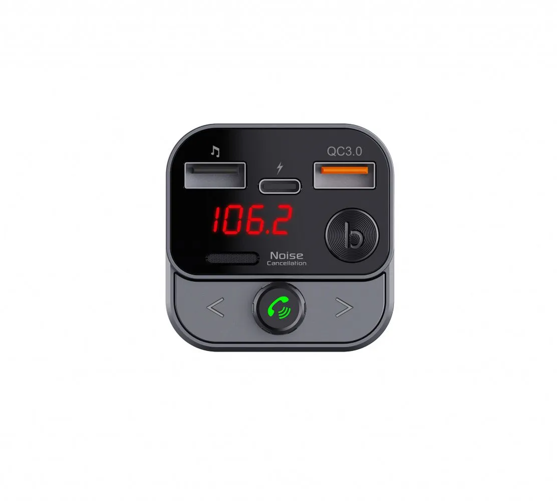 MP3 FM Sender mit Bluetooth 5.0 + USB A QC3.0 + Typ C (insgesamt 30W) ART FM-84B