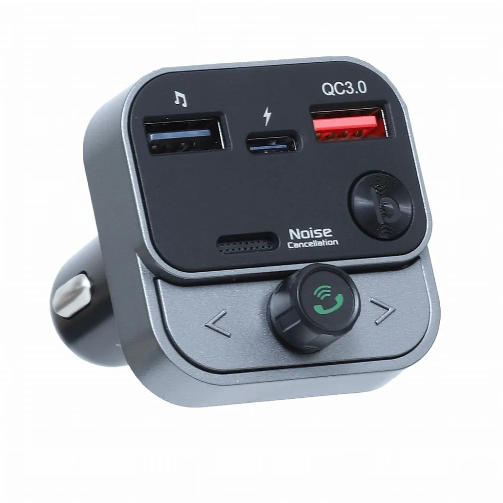 MP3 FM Sender mit Bluetooth 5.0 + USB A QC3.0 + Typ C (insgesamt 30W) ART FM-84B