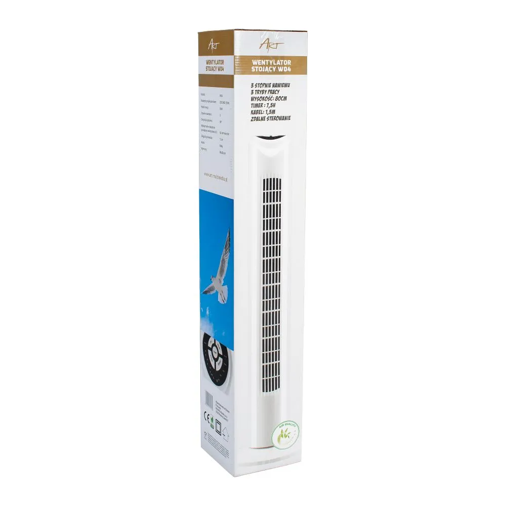 Column fan Hanksair W042 white