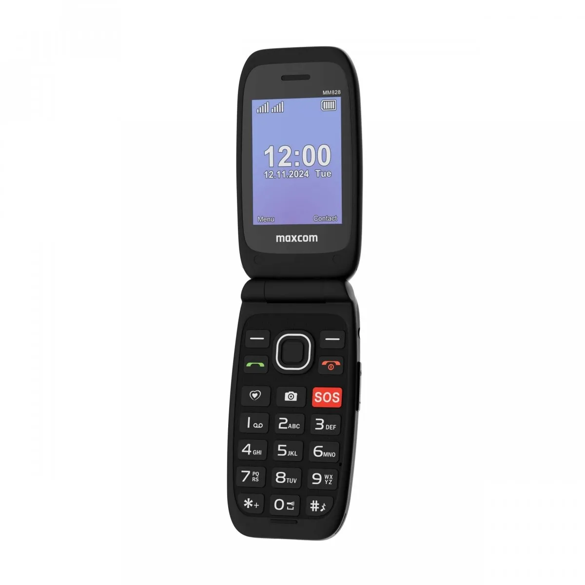 MAXCOM mobile phone passend für seniors MM828 L 4G black