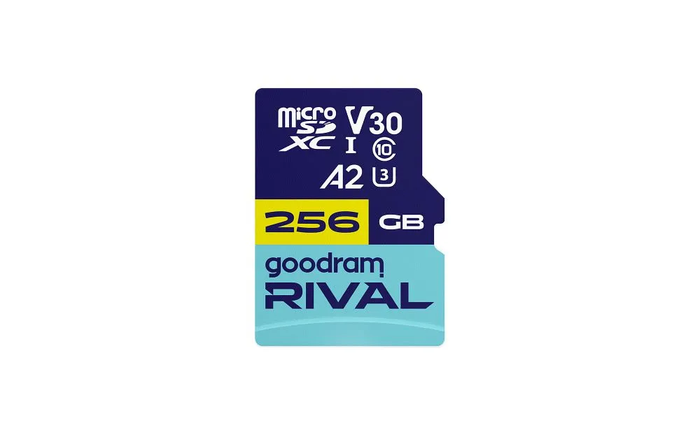 GOODRAM RIVAL Memory card microSD 256GB 100MB/s class 10 UHS-I V30 A2 with adapter SD