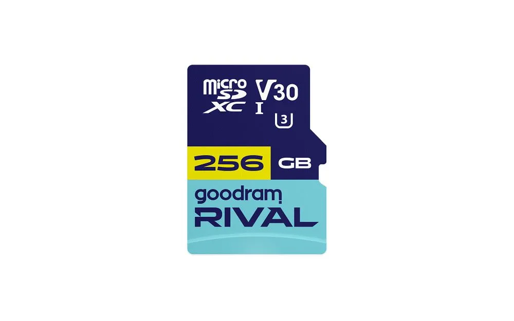 GOODRAM RIVAL Memory card microSD 256GB 100MB/s class 10 UHS-I V30 with adapter SD