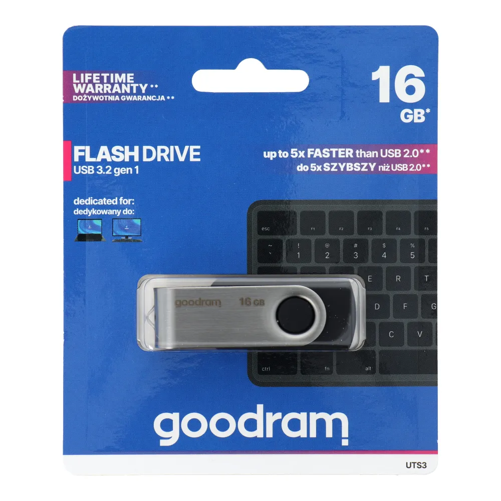 USB-STICK Pendrive GOODRAM UTS3 16GB USB 3.2
