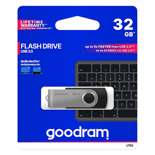 USB-STICK Pendrive GOODRAM UTS3 32GB USB 3.2