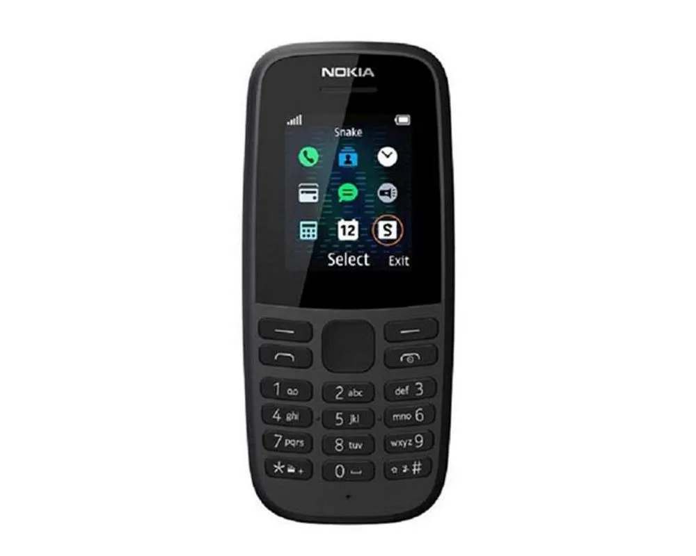 NOKIA Mobiltelefon 105 2019 Dual SIM schwarz