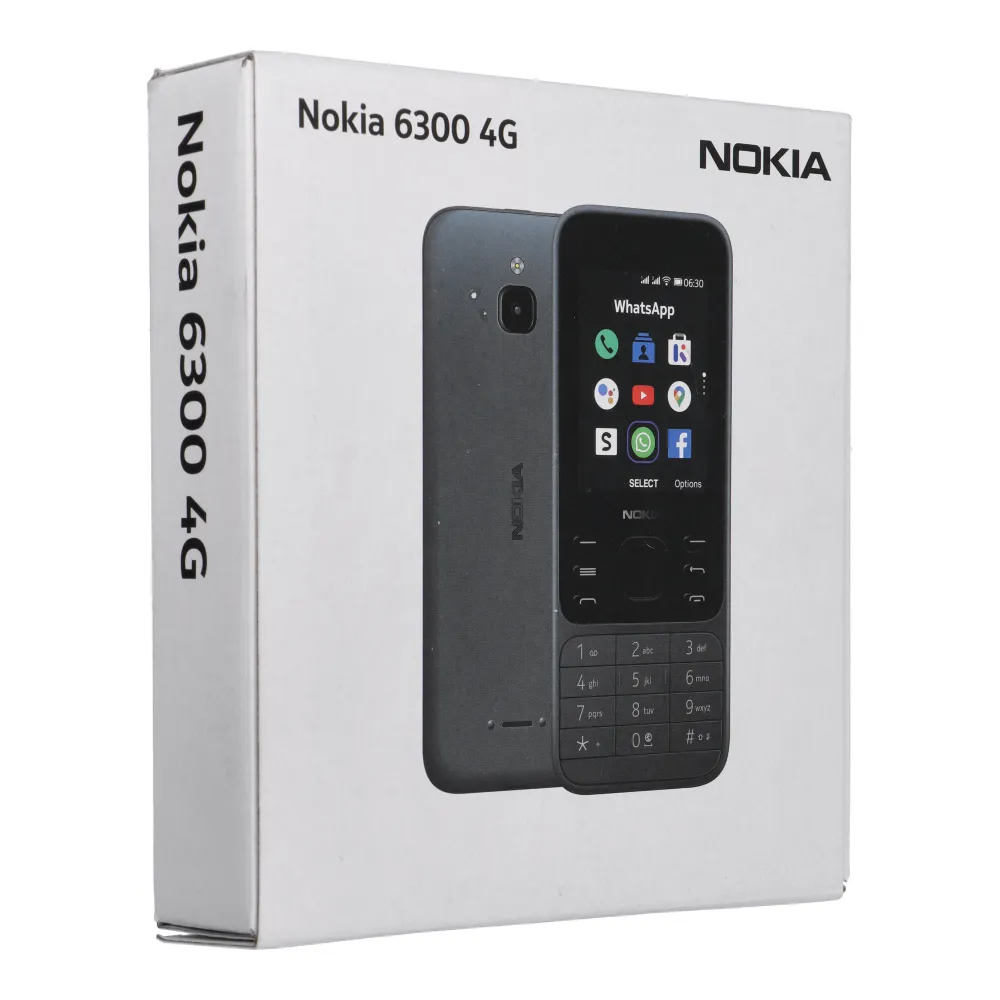 Mobile phone Nokia 6300 Dual Sim 4G black