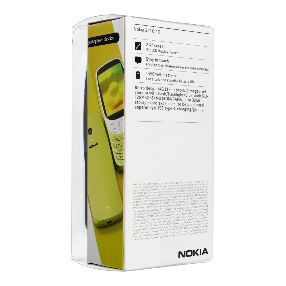 Mobile Phone Nokia 3210 4G DualSim black