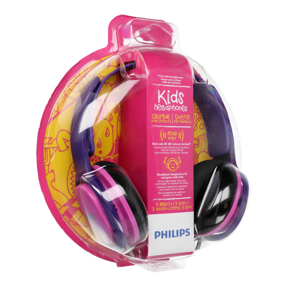 Wire headphones Jack 3,5 mm Philips SHK2000PK/00 pink