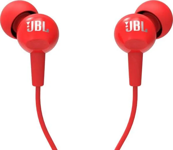 JBL C100Si In-Ear Koptelefoon Jack 3,5 mm Rood