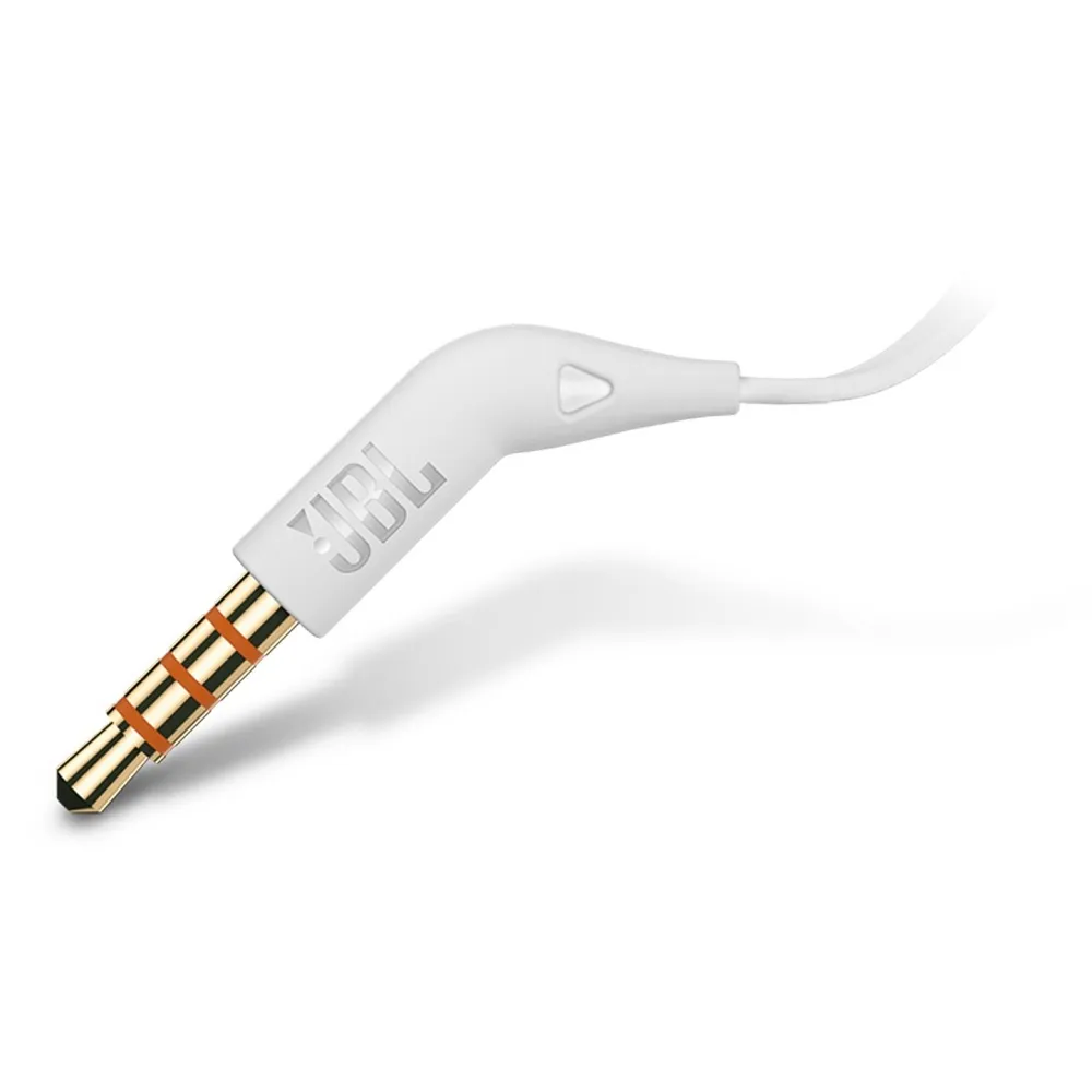 Wired earphones Jack 3,5mm with microphone JBL T290 gold