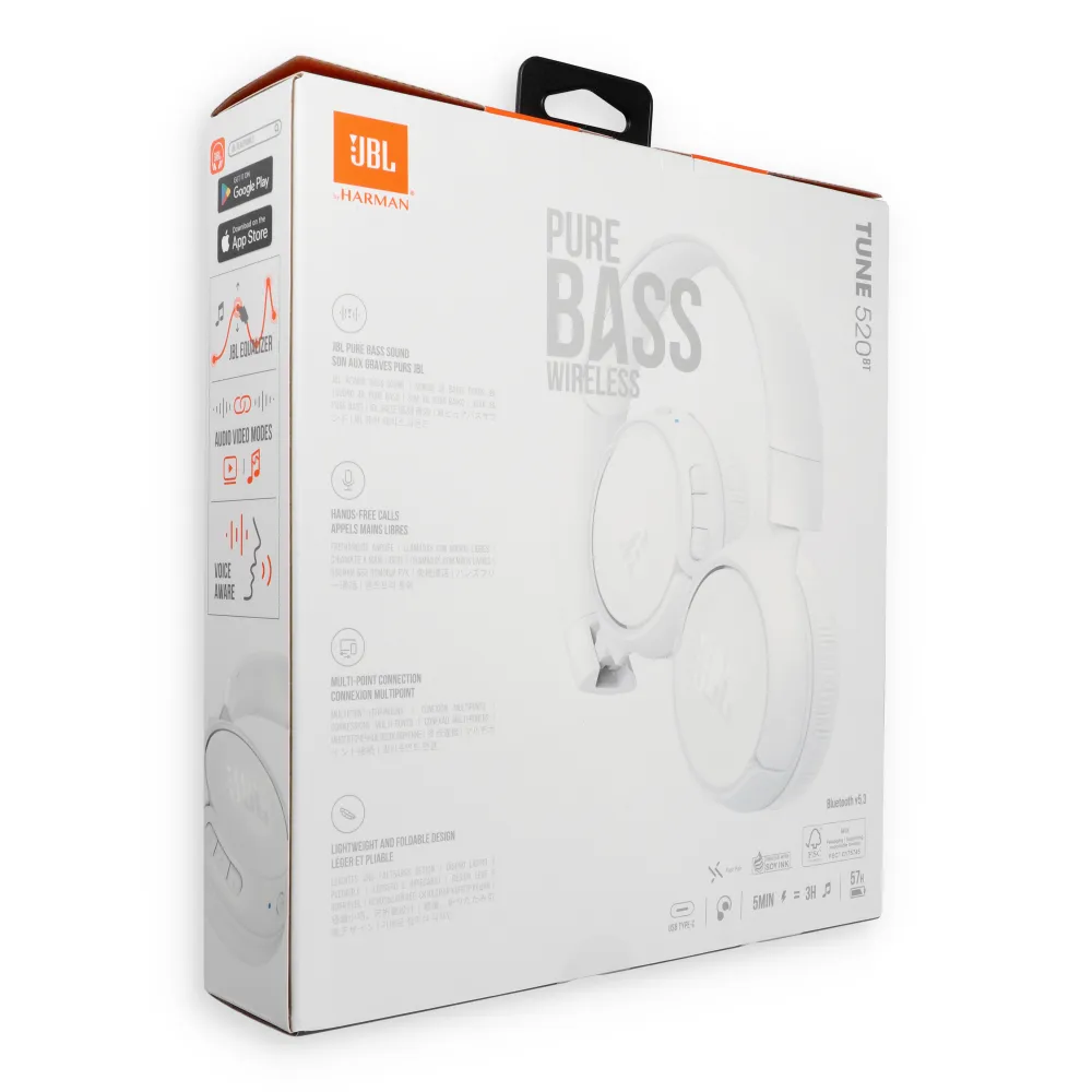 Wireless headphones JBL Tune 520BT black