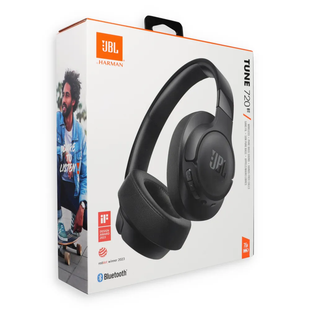 Wireless headphones JBL Tune 720BT black