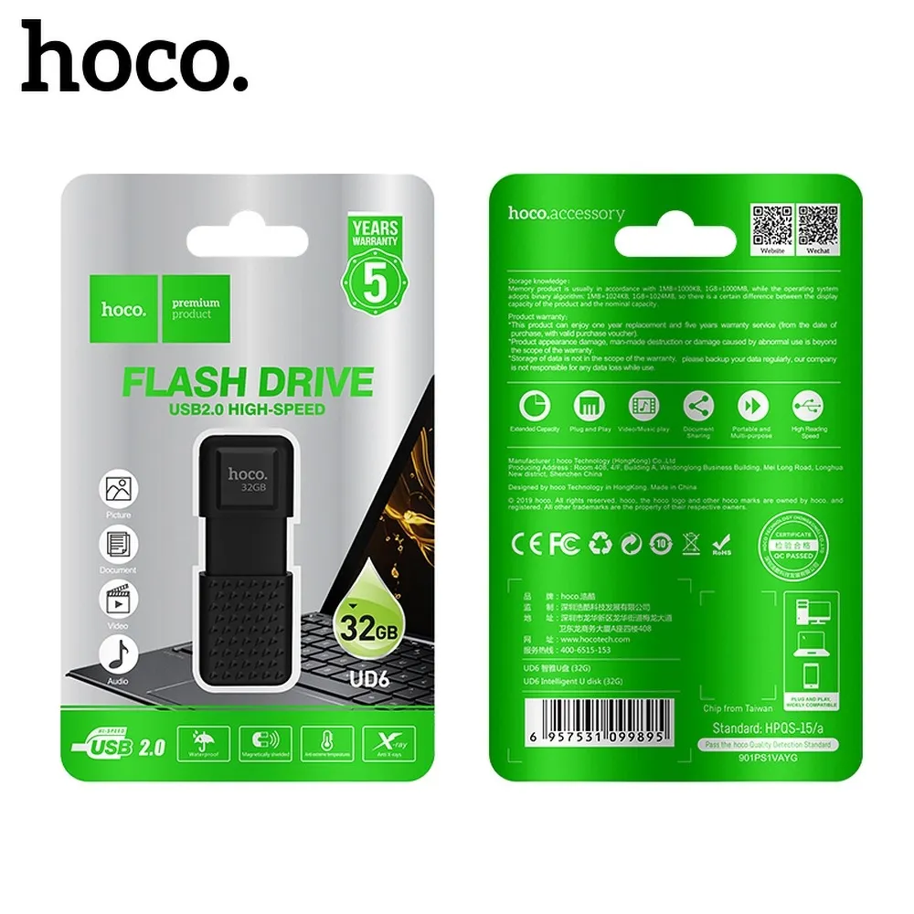 USB-STICK HOCO Inteligent UD6 32GB USB2.0