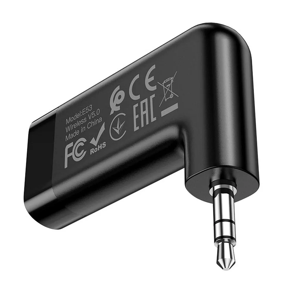 HOCO drahtloser AUX Autoempfänger E53 schwarz