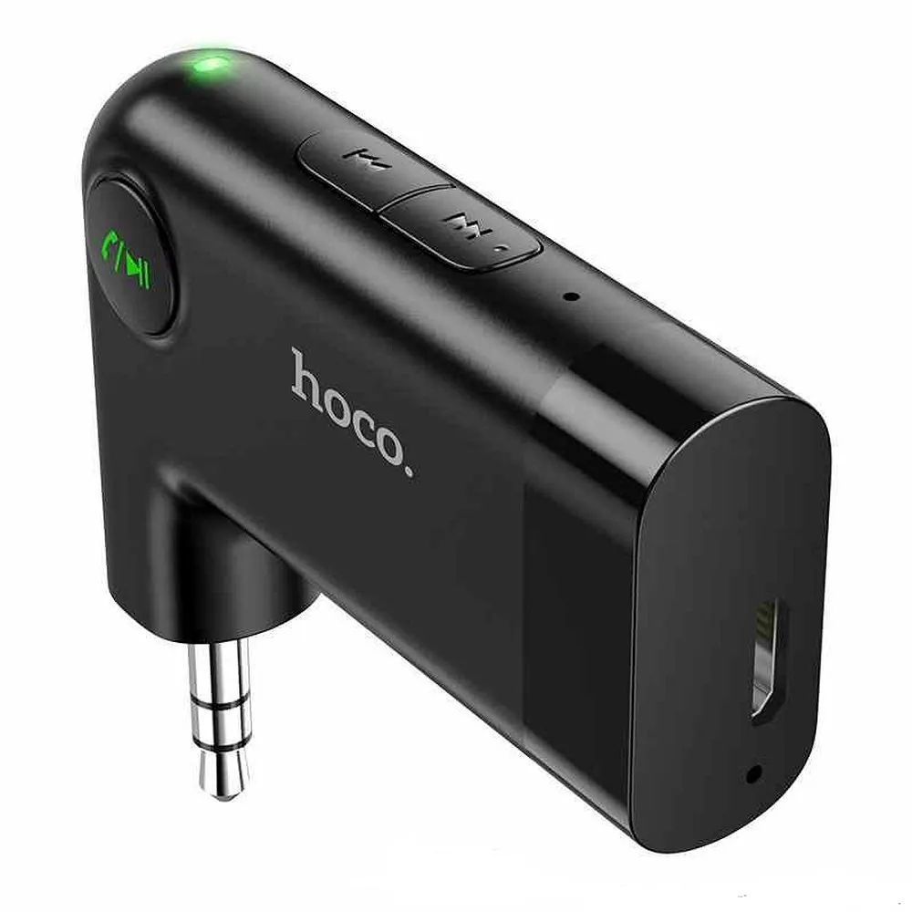 HOCO drahtloser AUX Autoempfänger E53 schwarz