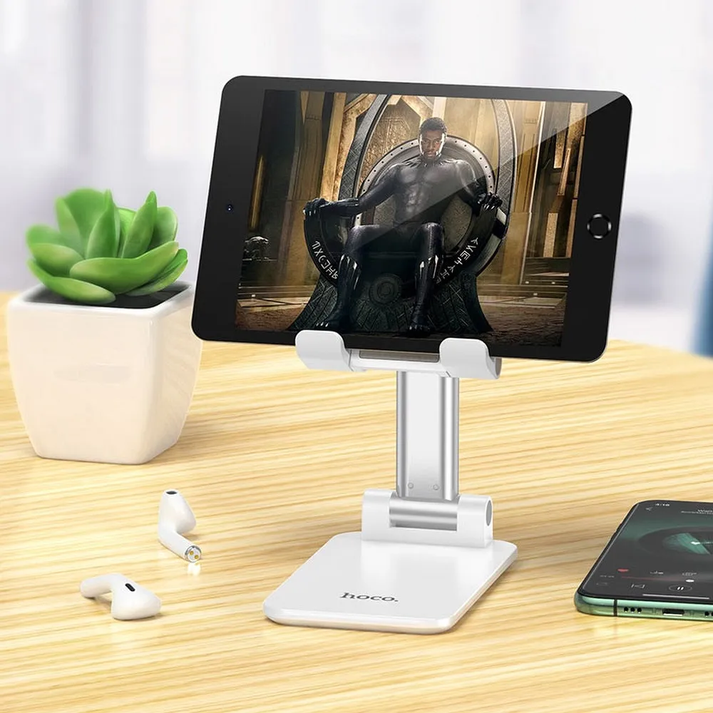 HOCO Schreibtischhalter passend für Tablet oder Telefon Carry PH29A ( 4,7" - 10" ) weiss