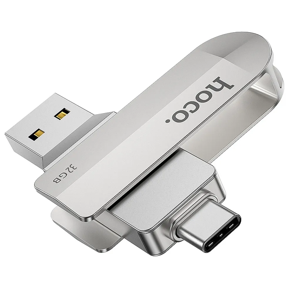 USB-STICK HOCO Wide UD10 USB + USB C 32GB USB3.0