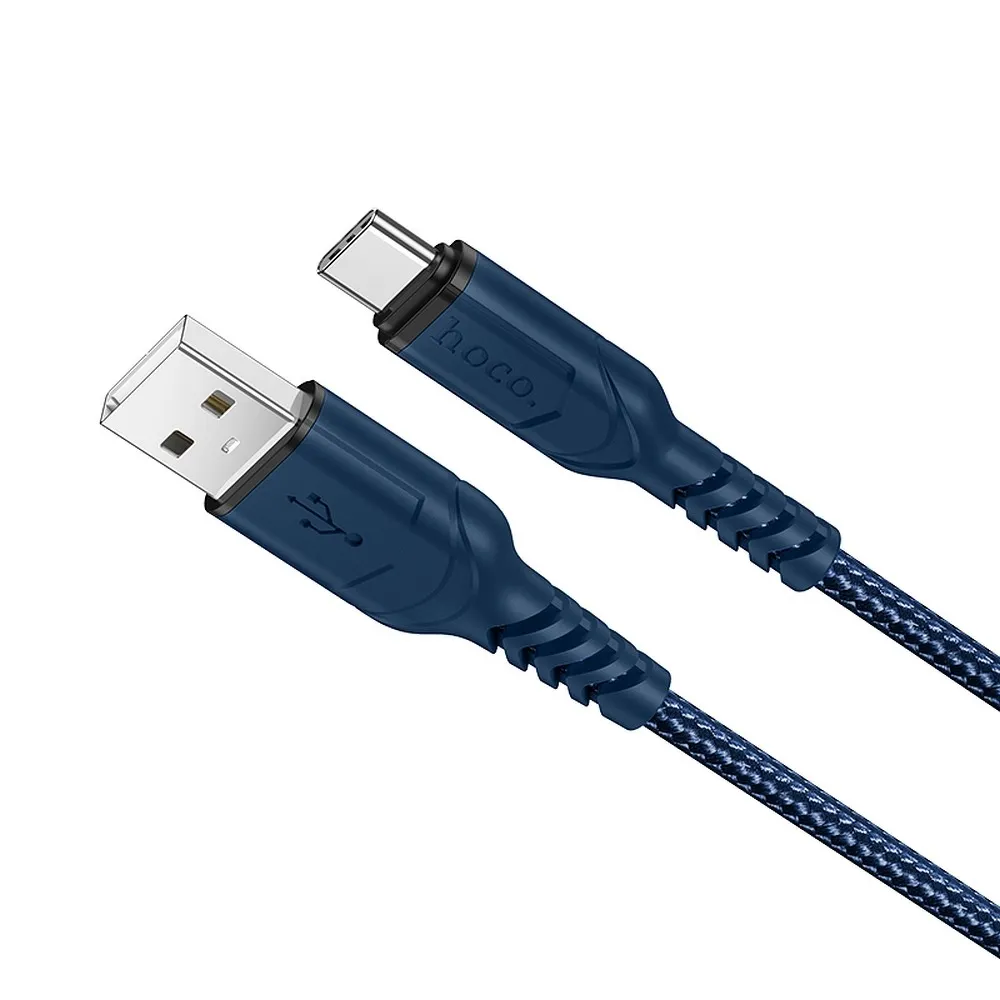 HOCO kabel USB passend für Typ C 3A VICTORY X59 1 Meter blau