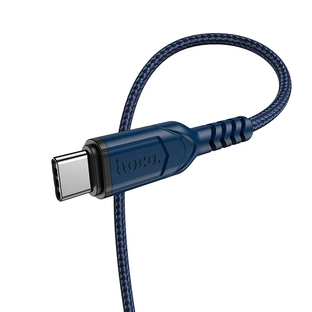 HOCO kabel USB passend für Typ C 3A VICTORY X59 1 Meter blau