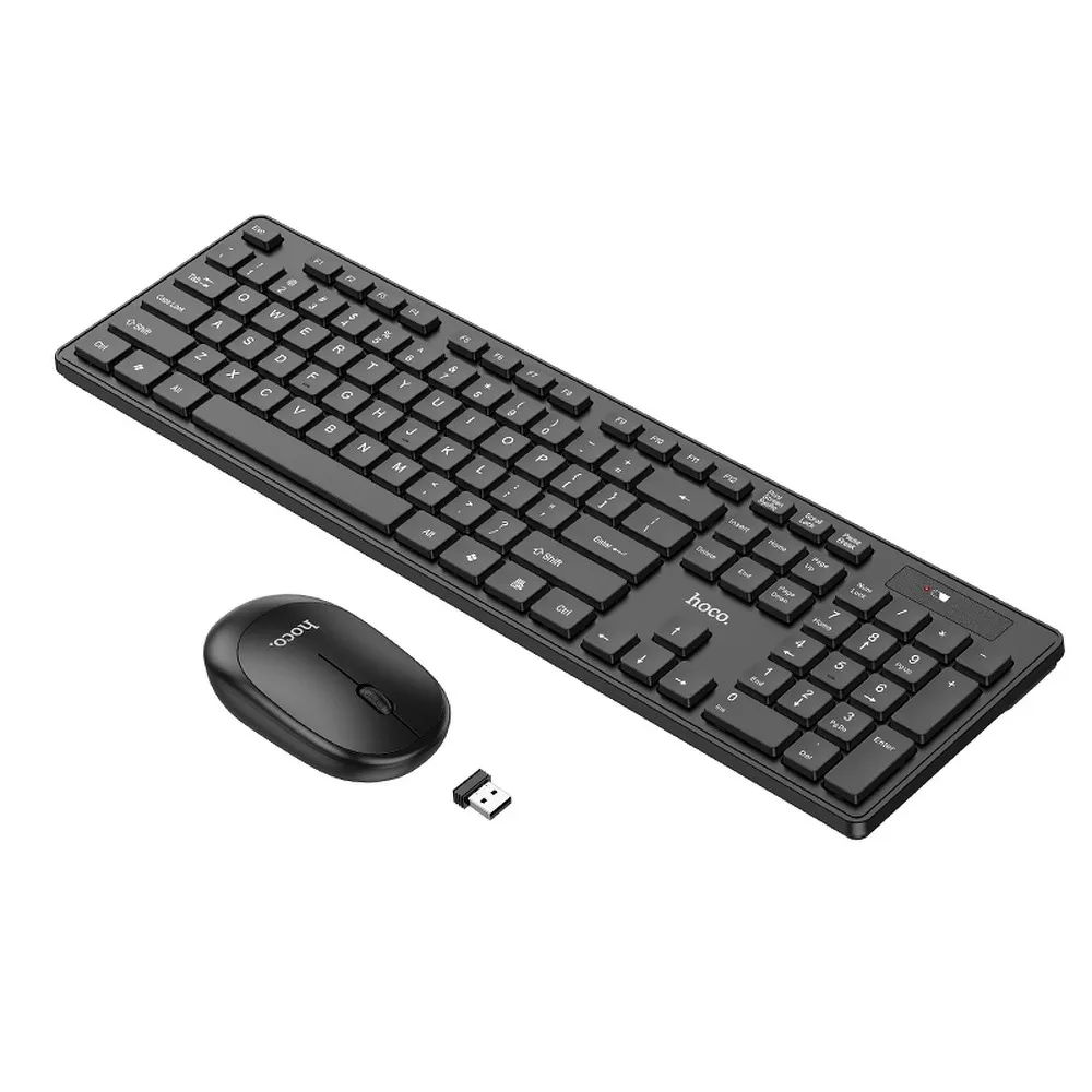 HOCO schnurlose Tastatur + Maus (Set) GM17 schwarz