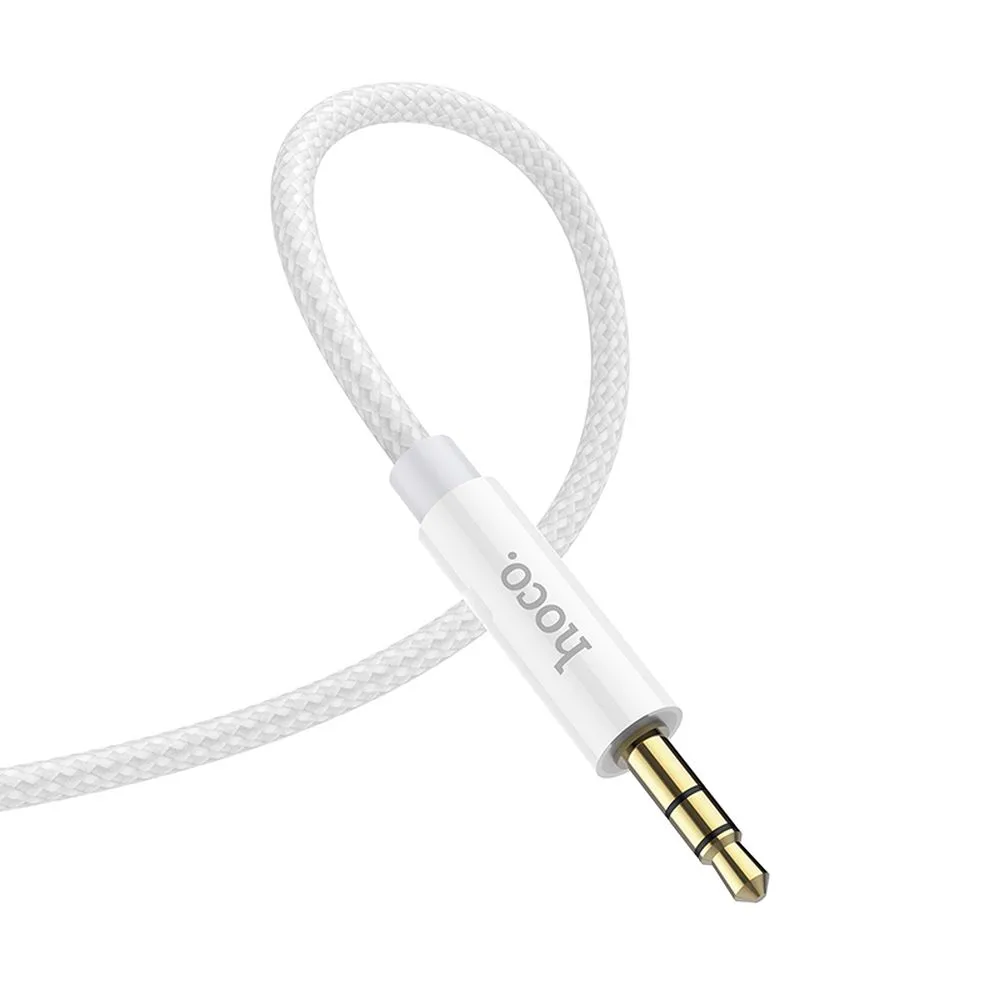 HOCO AUX Jack 3,5 mm auf Typ C Kabel UPA19 1 m silber