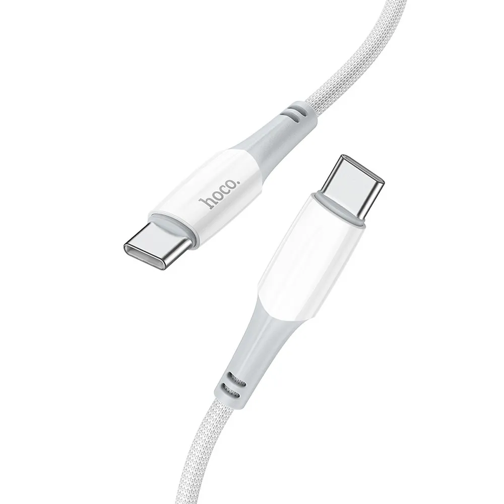 HOCO Kabel Typ C to Typ C Power Delivery PD60W 3A Ferry X70 1m white