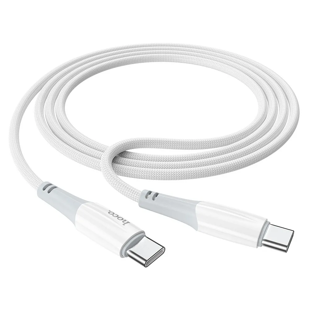 HOCO Kabel Typ C to Typ C Power Delivery PD60W 3A Ferry X70 1m white