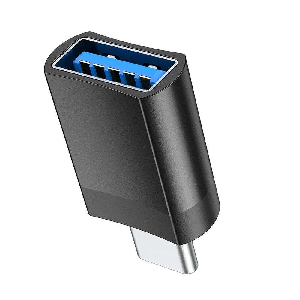 Adapter OTG USB C to USB A Hoco UA17 black