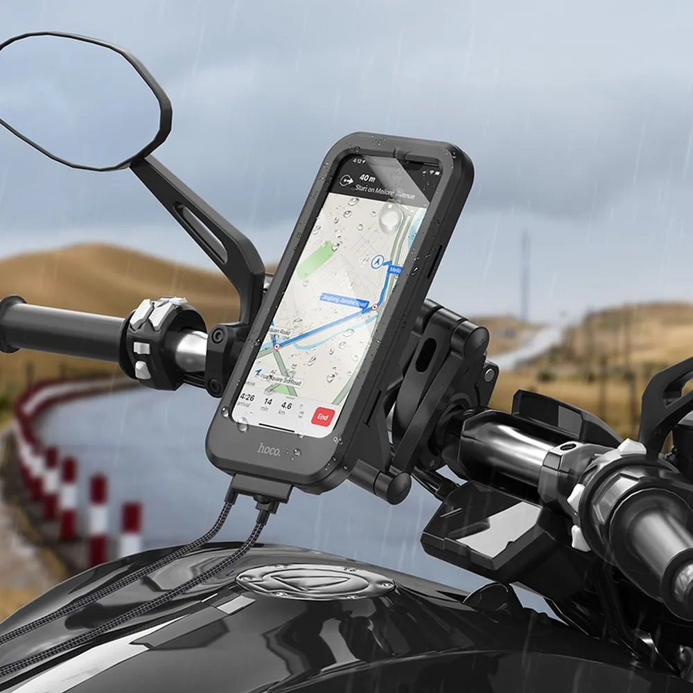 Phone holder passend für bike / motorcycle Hoco CA101 black