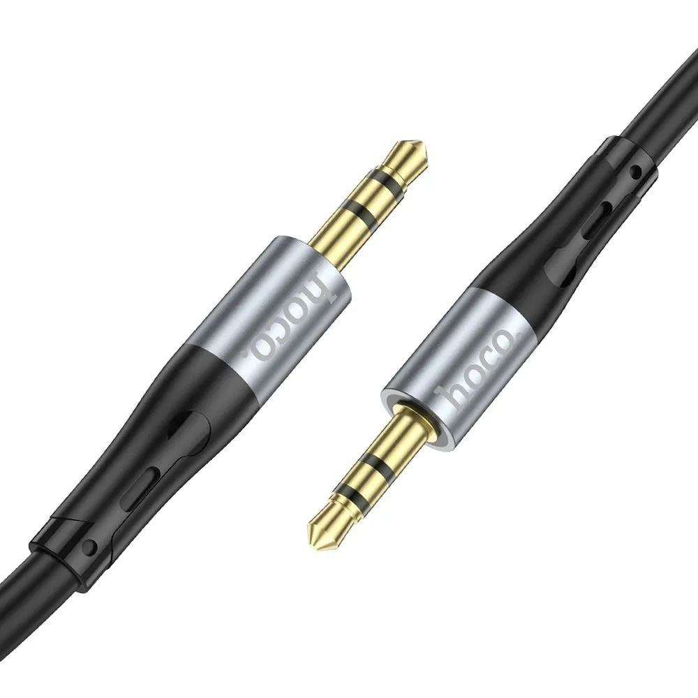 Cable AUX Jack 3,5 mm to Jack 3,5 mm Hoco 1 m UPA22 black