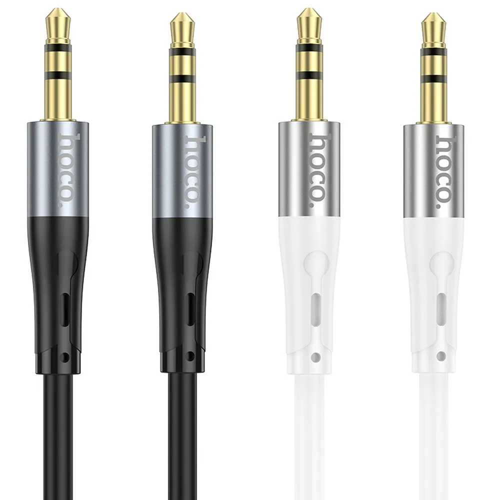 Cable AUX Jack 3,5 mm to Jack 3,5 mm Hoco 1 m UPA22 black