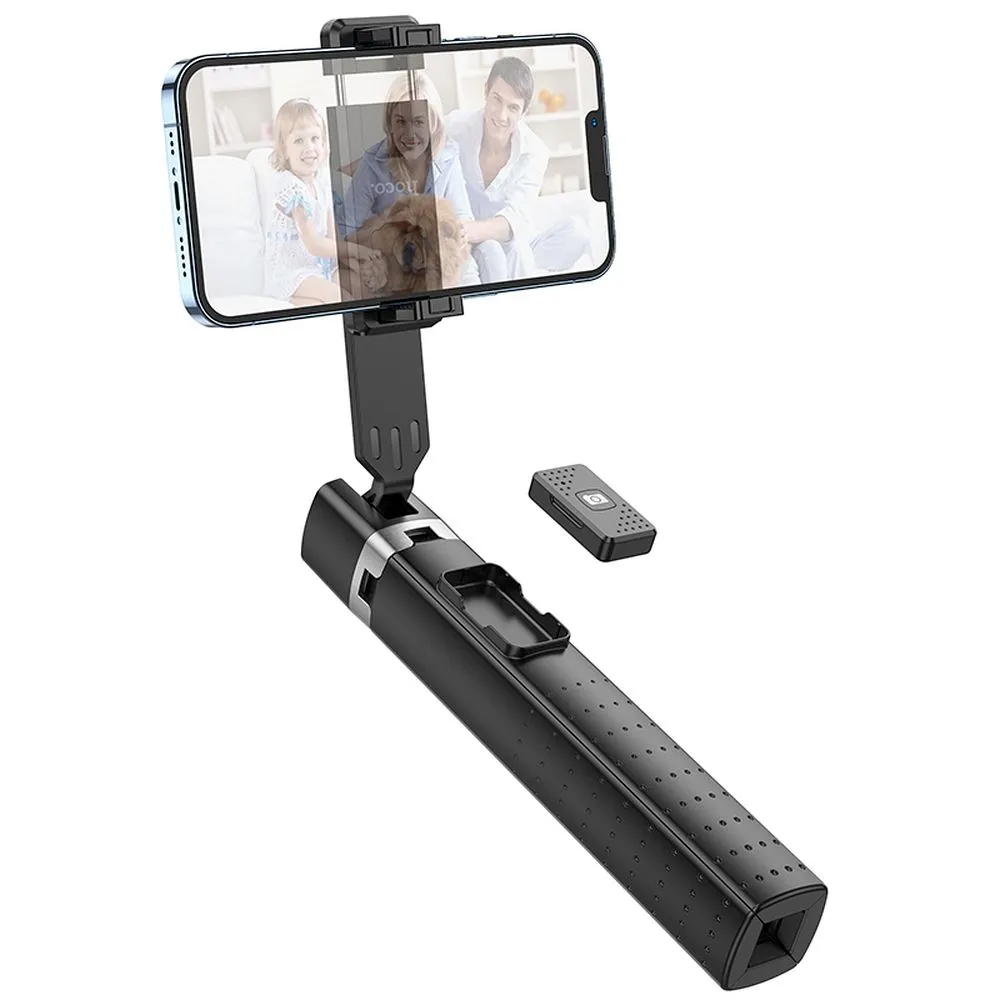 HOCO Selfie-Halter mit Funkfernbedienung fourpod K18 schwarz