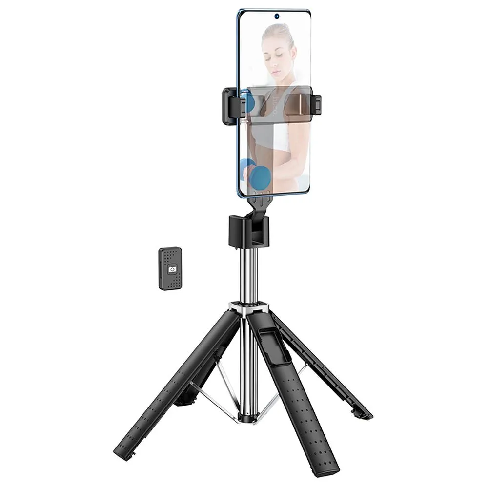 HOCO Selfie-Halter mit Funkfernbedienung fourpod K18 schwarz