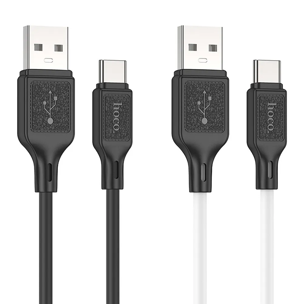 Cable USB A to Micro USB Hoco 2,4A 1 m X90 white