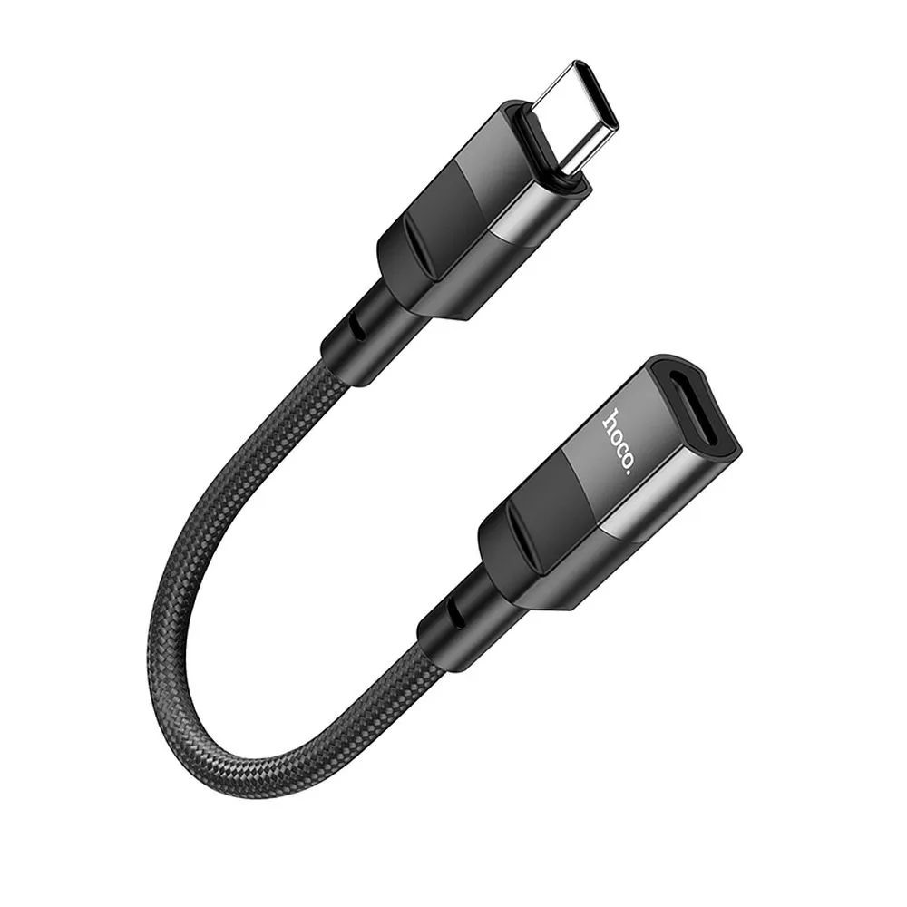 HOCO OTG-Adapter Typ C (Stecker) auf Lightning (Buchse) 3A U107 0,1 m schwarz