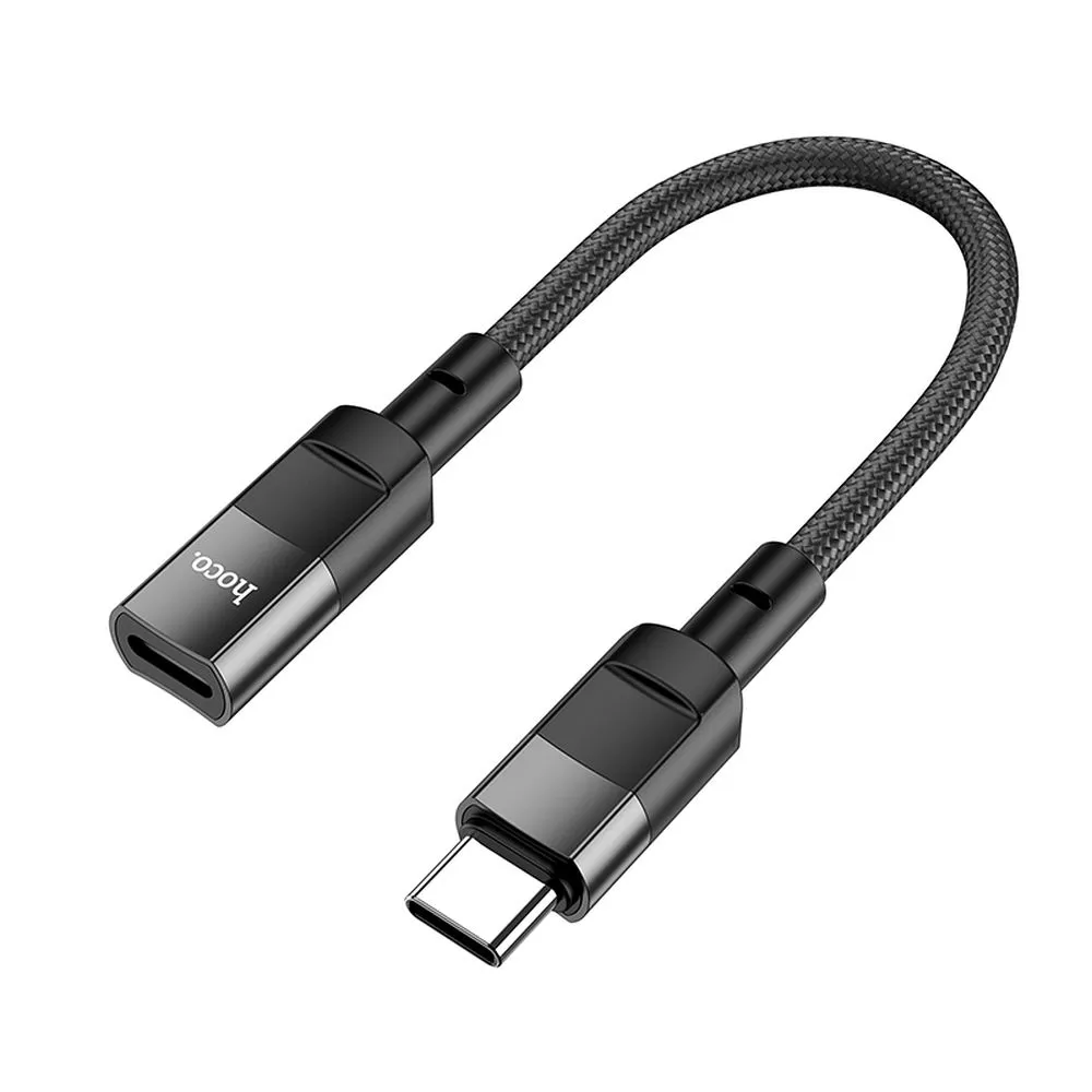 HOCO OTG-Adapter Typ C (Stecker) auf Lightning (Buchse) 3A U107 0,1 m schwarz