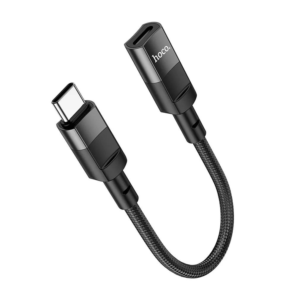 HOCO OTG-Adapter Typ C (Stecker) auf Lightning (Buchse) 3A U107 0,1 m schwarz
