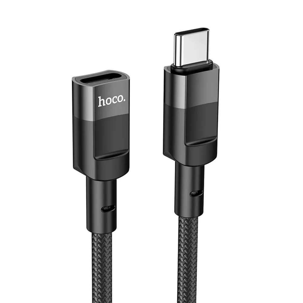 Adapter OTG USB C to USB C Hoco 3A 1,2 m U107 black